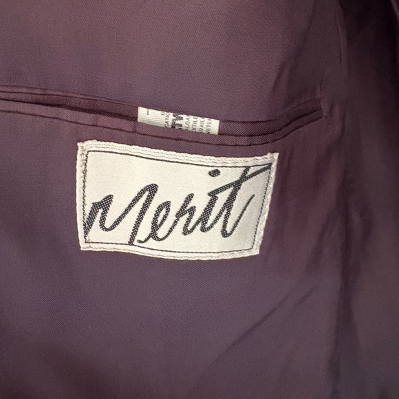 Vintage Navy Blue Wool Blazer - Picture 5 of 6